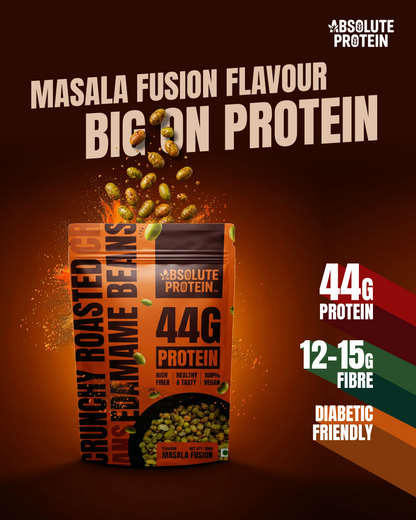 Crunchy Roasted Edamame Beans (45g Protein Healthy Snack)